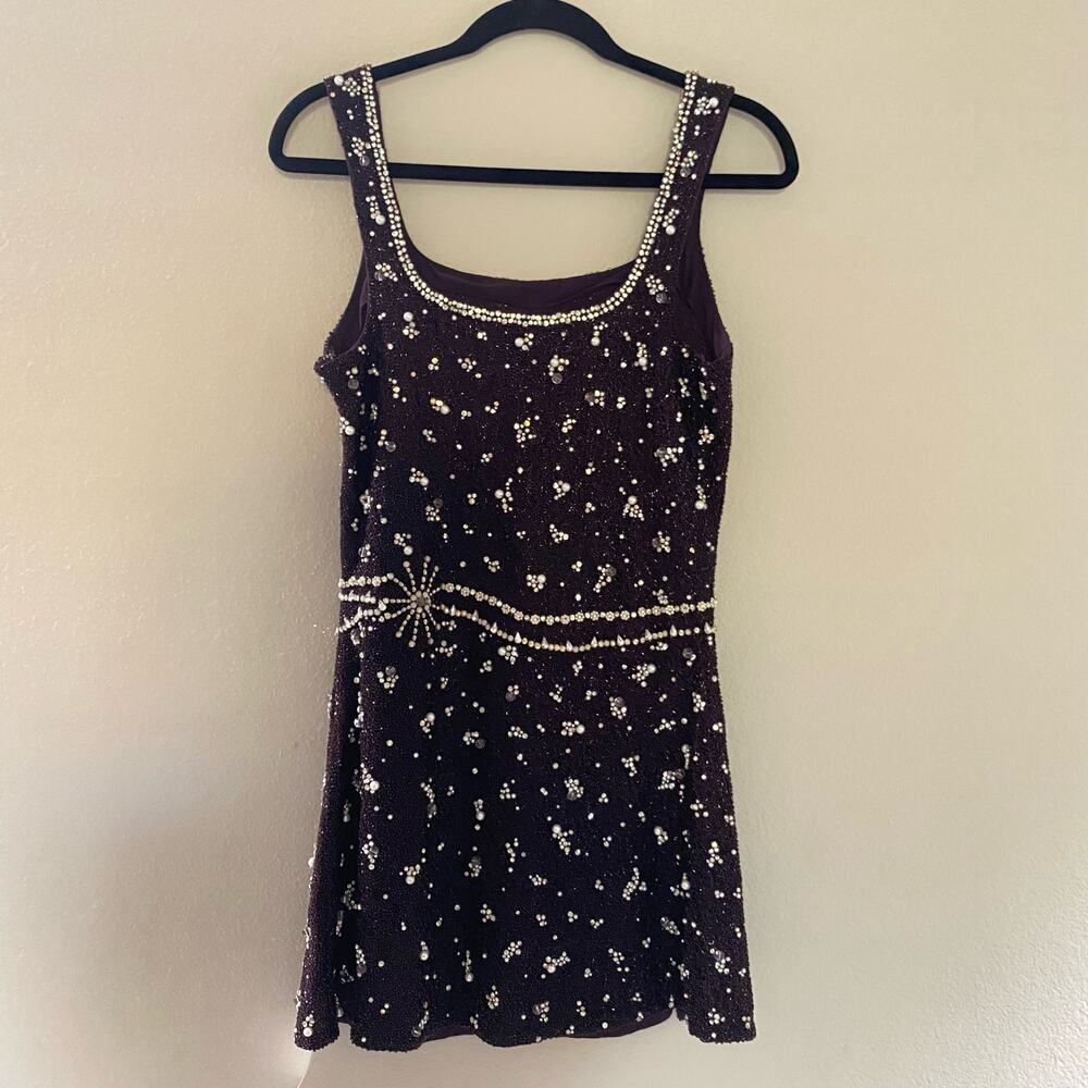 NWT Clio Peppiatt Wren Embellished Mini Dress - Jelly sz XXL - Picture 6 of 12